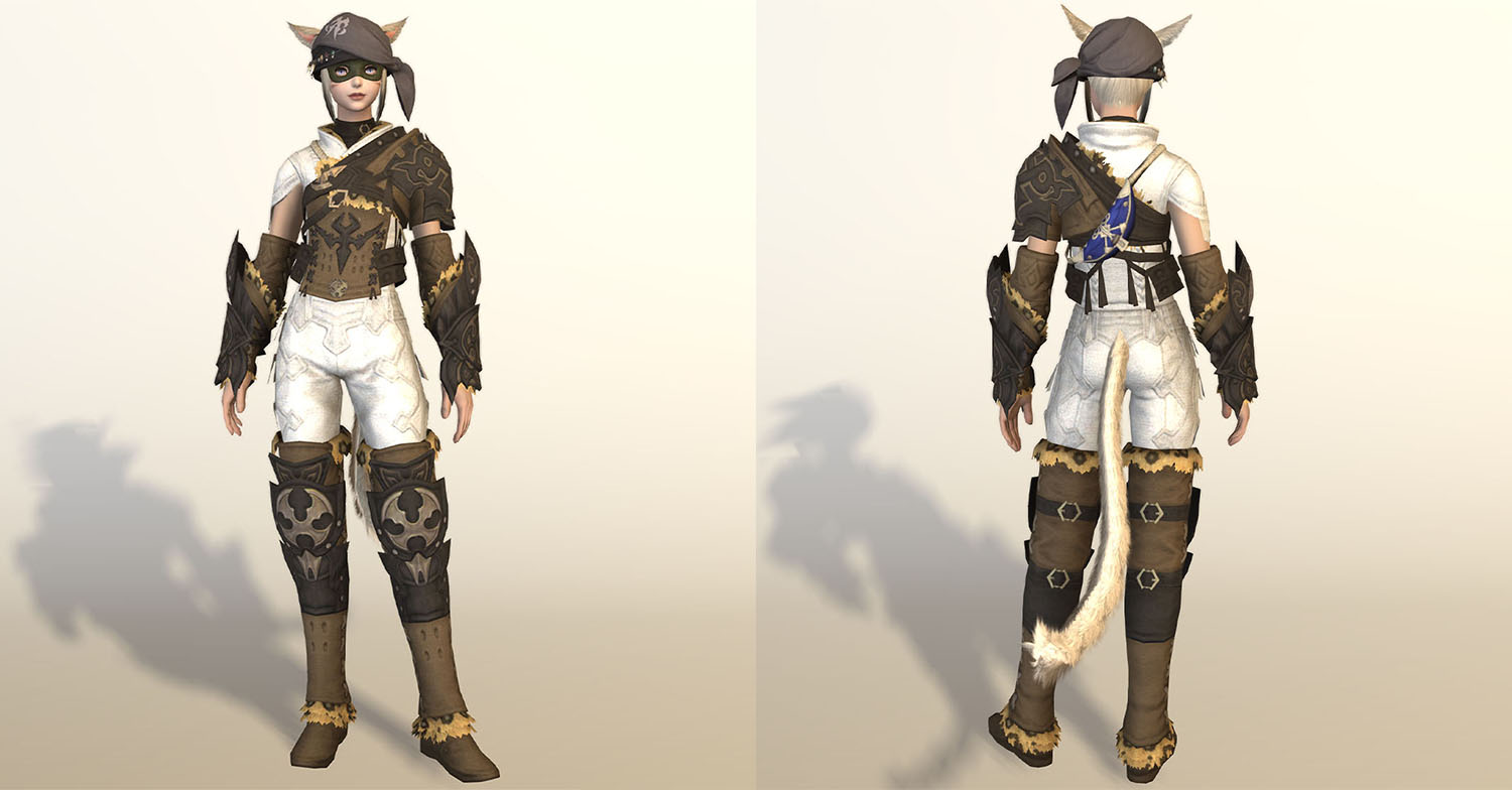 Ff14 ヒッポグリフ装備の見た目 モ 忍 侍装備 Ff14 ゆんのぼうけん