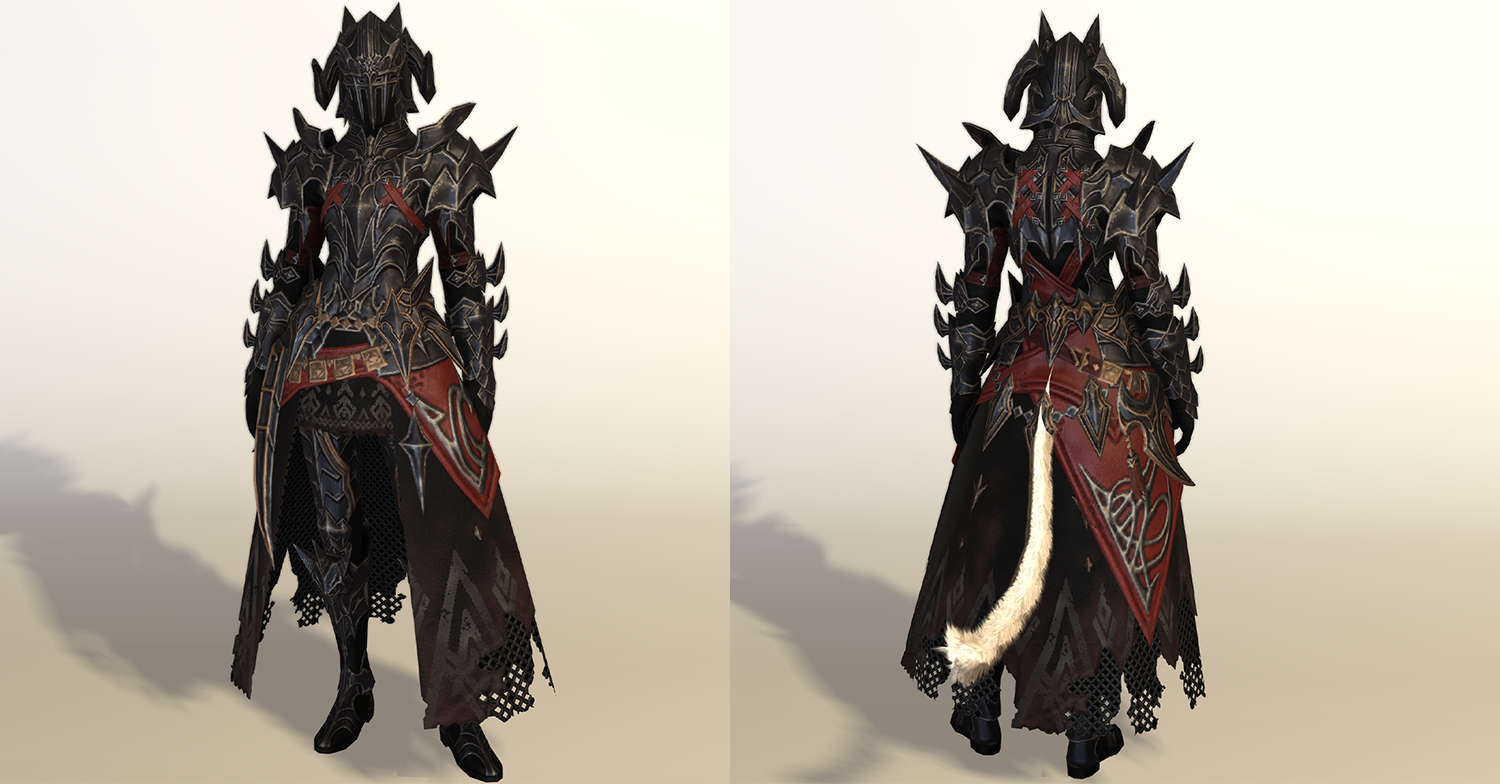 Ff14 アーティファクト Af2 カオス装備の見た目 暗黒騎士装備 Ff14 ゆんのぼうけん