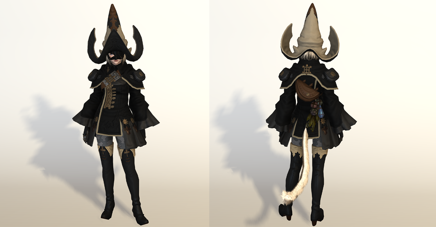 Ff14 アーティファクト Af2 ゴエティア装備の見た目 黒魔道士装備 Ff14 ゆんのぼうけん