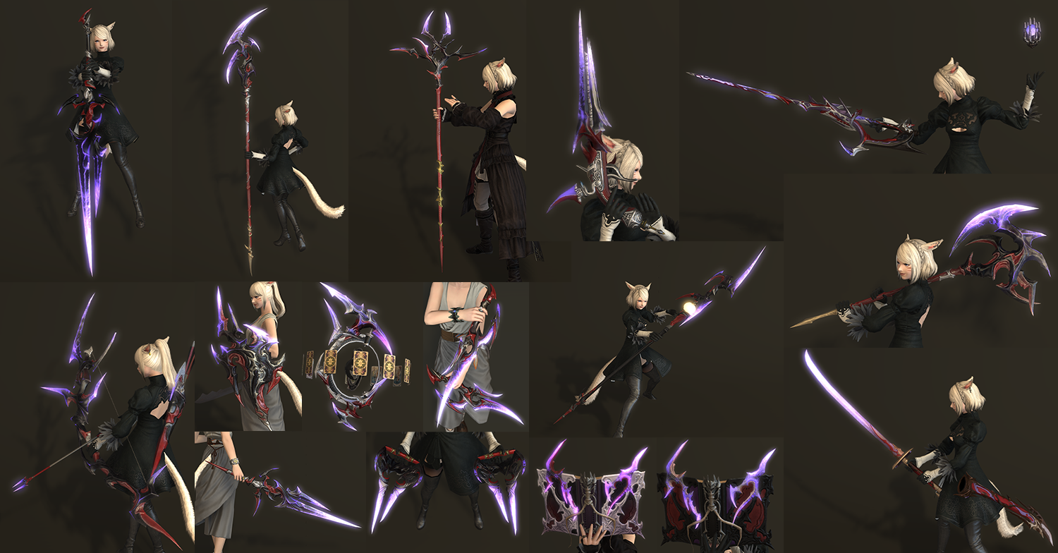 Ff14 全ジョブのラムウ武器の見た目 蛮神ラムウ Ff14 ゆんのぼうけん