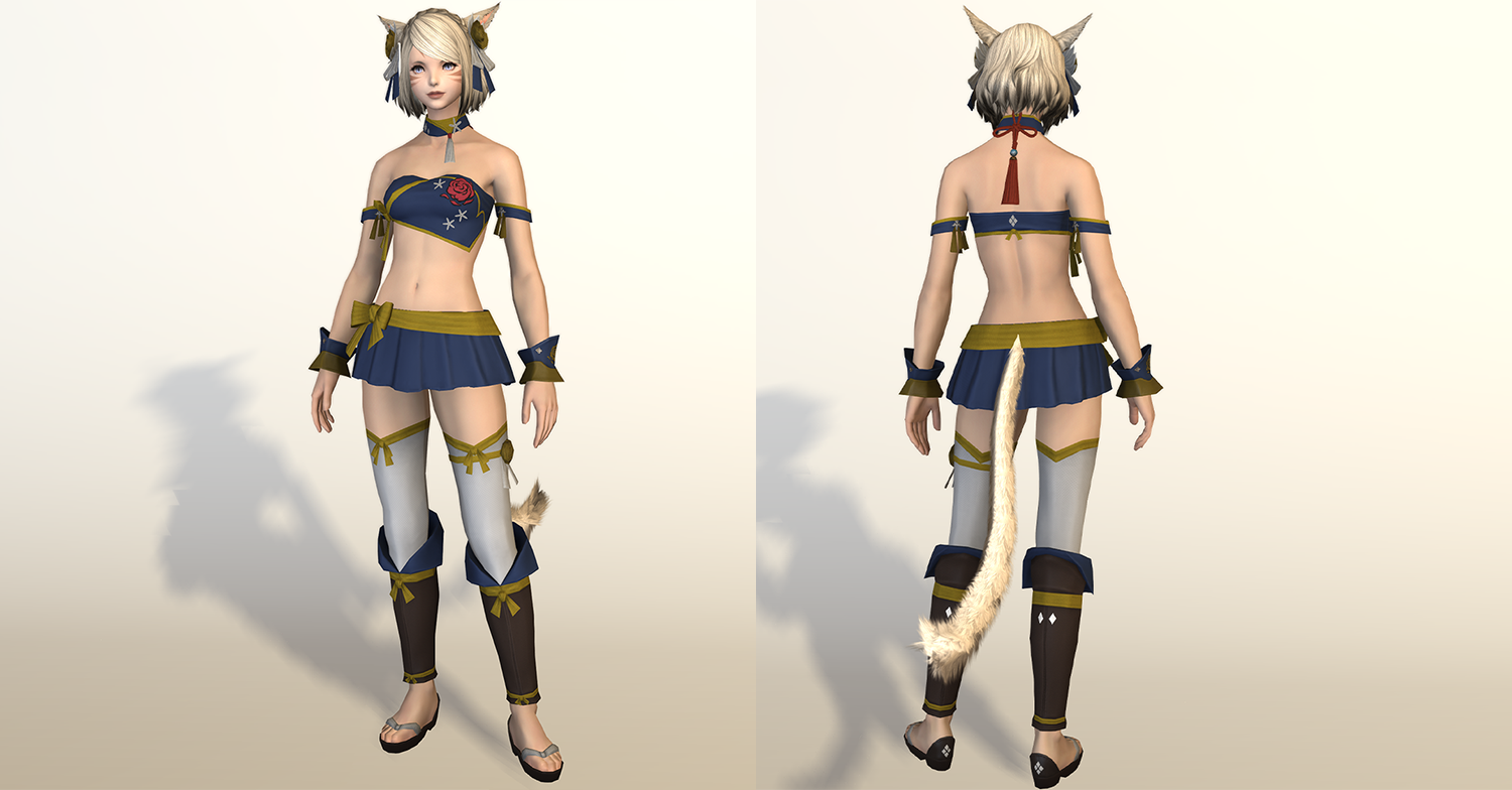 Ff14 紫水 拳士 装備の見た目 モ 侍装備 Ff14 ゆんのぼうけん