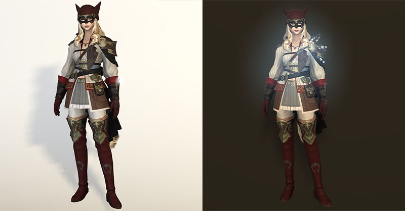 Ff14 光るエフェクト付き ソーリアンストライカー装備の見た目 モ 忍 侍装備 Ff14 ゆんのぼうけん